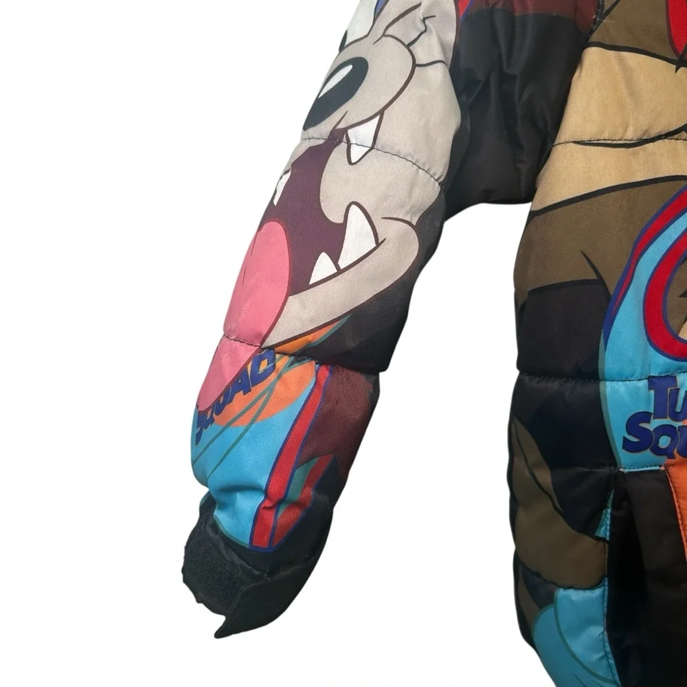 Members Only Space Jam: New Legacy Puffer Jacket Looney Tunes Squad Size 4